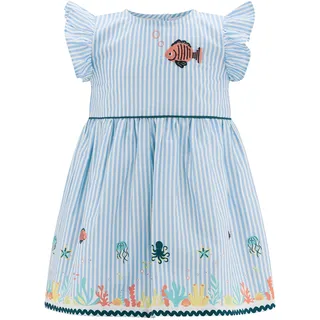 happy girls Sommerkleid HAPPY GIRLS "Mädchenkleid", Mädchen, Gr. 80, EURO-Größen, light blau, Stoff, 100% Baumwolle, normal, Kleider Sommerkleid