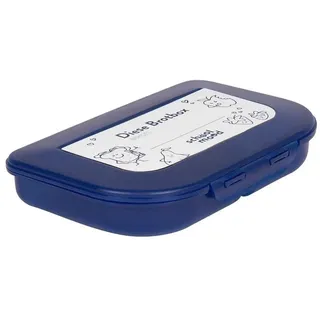 School-Mood Brotdose Lunchbox Blue blau, Neu