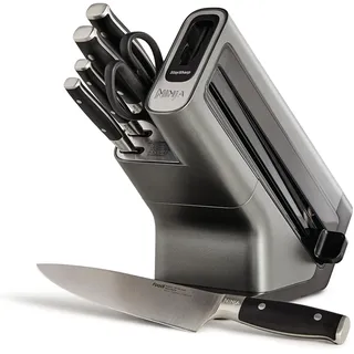 Ninja StaySharp Messerblock mit Schleifer Silber/Schwarz