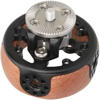 Asixxsix Rundes Handrad, Hölkerner Kamera-Sitzengriff mit 1/4in 3/8in Gewinde