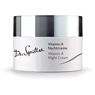 Dr. Spiller - Vitamin A Nachtcreme | Für anspruchsvolle und regenerationsbedürftige Haut | Wirkt intensiv glättend | Mit Sonnenblumenkern- und Jojobaöl