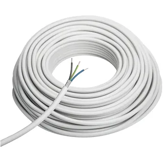 Kabelexpress Kunststoff-Mantelleitung NYM-J 3 x 1,5 mm2 50 m Ring 