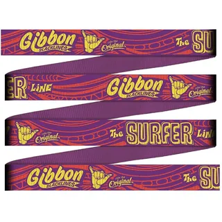Gibbon Slacklines Surferline Treewear Slackline Set Slacklines beige Größe 27,5m Training & Fitness