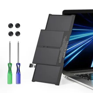 Akku für MacBook Air 13 Zoll A1466 (Mitte 2012, Mitte 2013, Anfang 2014, Anfang 2015, 2017), Ersatzakku für A1369 (Ende 2010, Mitte 2011) Akkumodell A1496 A1377 A1405 (AKTUALISIERTE VERSIONEN 6.2)