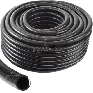 Agora-Tec® Saugschlauch mit 1 Zoll (25,4 mm) Innendurchmesser, Massive Ausführung für Hauswasserwerke, Jetpumpen, Kreiselpumpen und Gartenpumpen (15 Meter)