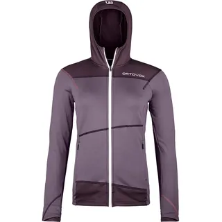 Ortovox Damen Fleece Light Hoodie Jacke (Größe S, lila)