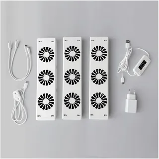 Cozy Vent Heizkörperventilator Heizkörper Ventilator Energiesparender Booster mit Fernbedienung