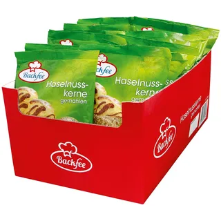 Backfee Haselnüsse gemahlen 200 g, 25er Pack