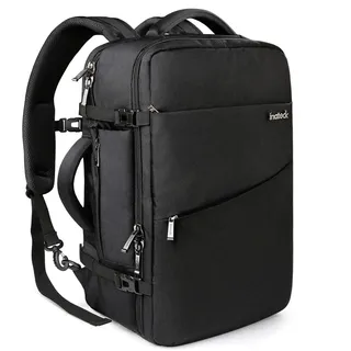 Inateck 40L Supergroßer Handgepäck Reiserucksack Laptop Rucksack für 15,6-17 Zoll Notebooks, Flug Genehmigt Kabinenrucksack für Weekender