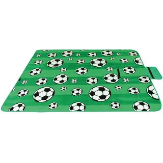 Picknickdecke wasserabw. mit Fotodruck, Auswahl: Größe - 70x100 cm Design - Fussball, Stranddecke Kofferraumunterlage Campingdecke