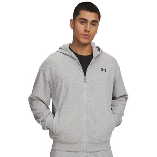 Under Armour Rival Lightweight Reißverschlusspullover - gray light heather/black 3XL