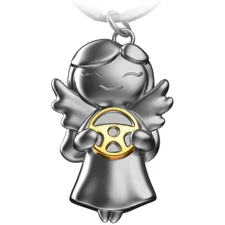 FABACH Schutzengel Star mit Lenkrad - Fahr vorsichtig Schutzengel für Autofahrer - Schlüsselanhänger Auto Glücksbringer - Geschenk Glücksbringer Auto Führerschein Geschenke - Einheitsgröße