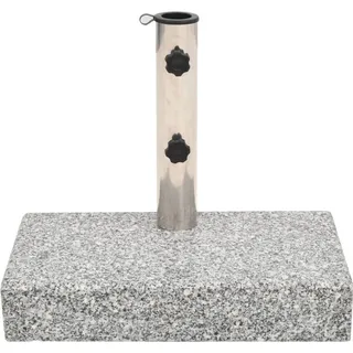 vidaXL Schirmständer Granit 25 kg Grau