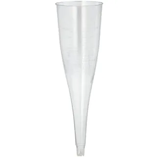 Papstar Stiel-Gläser (Oberteile) für Sekt, PS 0,1 l Ø 5 cm · 17,5 cm glasklar