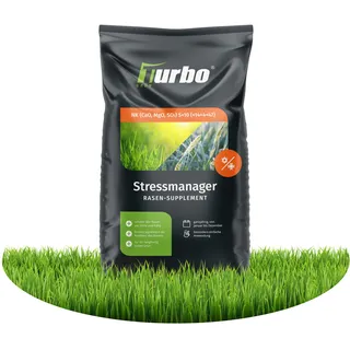 Kaliumdünger, Stressmanager, Ideal im Sommer, gegen Hitzestress,10 kg für 250 m2, Turbogrün