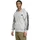 3-Streifen Fleece Reißverschlusspullover Medium Grey Heather Black XL