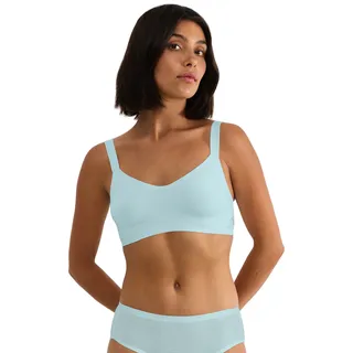 SLOGGI Bralette SLOGGI "ZERO Feel Air Bralette", Damen, Gr. M, N-Gr, fresh mint, Single Jersey, Obermaterial: 83% Polyamid, 17% Elasthan, BHs Bralette, atmungskativ und unsichtbar