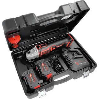KS Tools eMONSTER Akku-Winkelschleifer-Satz 4-tlg inkl. 2 x Lithium-Ionen Akku + Ladegerät