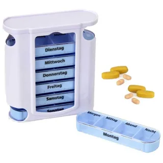 M&H-24 Pillen- und Tablettenbox Wocheneinteilung 17384