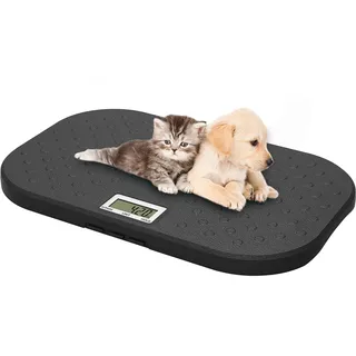 i-pouch Digitale Tierwaage für Tierärzte, Gewicht, Diätwaage, elektronische Waage, breite Plattform, 10 gGenauigkeit, 40 kg