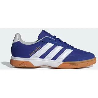 adidas Spezialist Indoor Herren Lucid Blue/Cloud White/Lucid Lemon 47 1/3