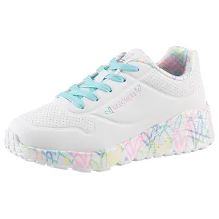 SKECHERS Uno Lite Lovely Luv Kinder Weiß 32