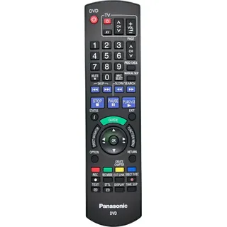 Originale Panasonic Recorder Fernbedienung DMR-EX87EG | DMR-EX95VEG | DMR-EX98VEB | DMR-EX98VEG - Schwarz