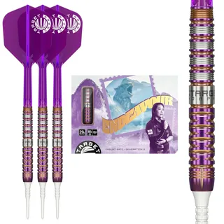 Target Japan Endeavour G2 Softdarts mit K-Flex, 20 g | Kasumi Sato Generation 2, 90%-Tungsten-Dartpfeil-Set, K-Flex-Flights und -Schäfte, 2BA-Pixel-Points, Aufbewahrungsetui für Dartpfeile
