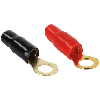 ACV Electronic ACV Car HiFi Ringkabelschuh 2er Set 20 mm2 8.40 mm Schwarz, Rot