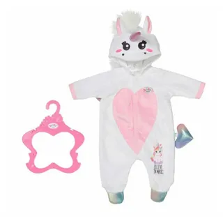 Zapf Creation Puppenkleidung Einhorn Kuschelanzug Rosa/Weiß (832936)