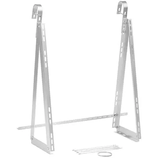 Revolt Balkongeländer-Halterungen für Solarmodule bis 77cm 20° - 60° Neigung