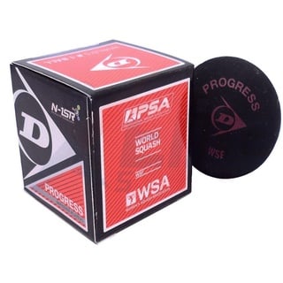 1x Dunlop Squash Balls "Progress" red