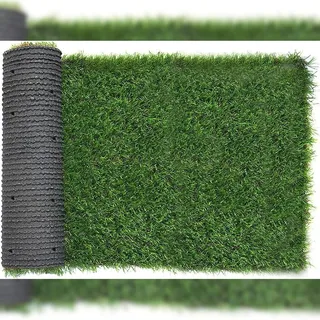 Kunstrasen Riviera - Rasenteppich für Balkon, Terrasse & Garten - Höhe 14 mm, Gewicht 1300 g/m2 / 100 x 150 cm