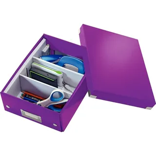 Aufbewahrungsbox Click & Store 28,2 x 22,2 x 10 cm 1-tlg. lila