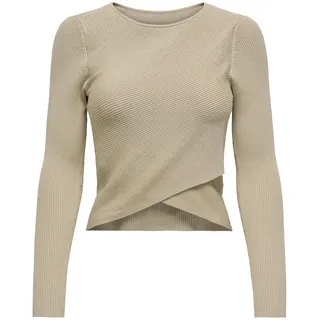 JDY Damen Jdysansa L/S Wrap 2 In 1 Pullover KNT Strickpullover, Trench Coat, S - S