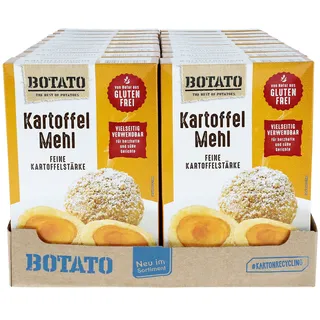 Botato Kartoffelmehl feine Kartoffelstärke 500 g, 18er Pack