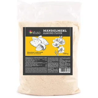 mituso Mandelmehl, naturbelassen, aus blanchierten Mandeln, 1000g