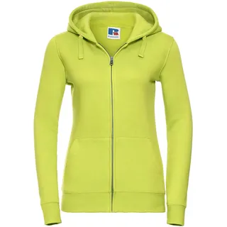 Russell Damen Authentic Zipped Hood Jacket, lime, L