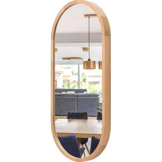 stolarnia pika Oval Spiegel 100 x 38 cm Braun