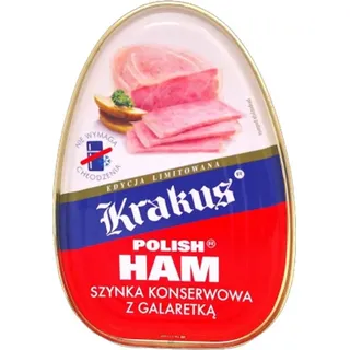 Krakus Polnischer Schinken mit Gelee - Authentischer Genuss aus Polen, 455 g