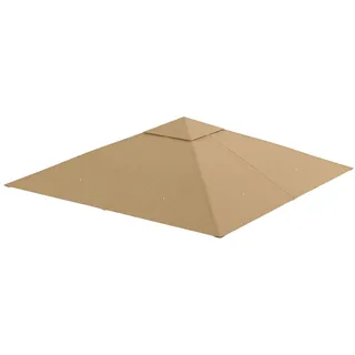 Outsunny Pavillon-Ersatzdach 2,98 x 2,95 m Beige