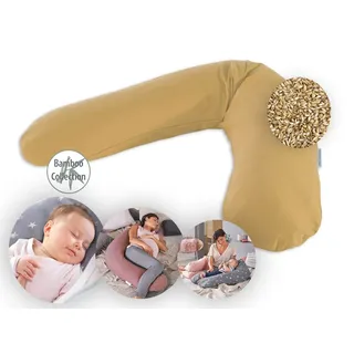 Stillkissen "Das Original" mit Dinkel Füllung inkl. Bezug 190 cm Farbe: 147 Bernstein