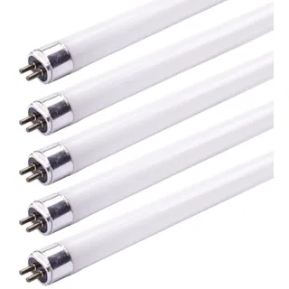 NCC-Licht 5 x Leuchtstoffröhre T5 HE 288mm W/840 G5 neutralweiß 4000K, ideal für Notbeleuchtung