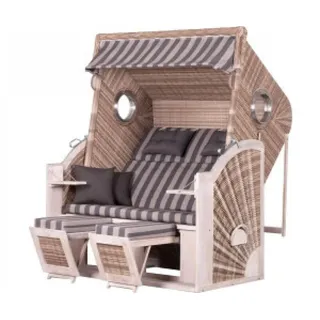 deVries Strandkorb XXL Sun PE Des. 481