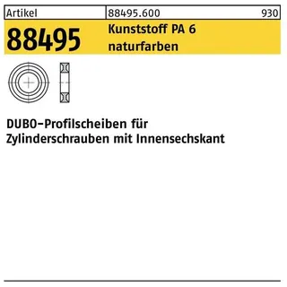 Dubo Dorned Dubo-Profil-Scheiben 315 f. Zylinderschrauben M 20 S