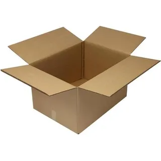 TransPak Wellpapp-Faltkarton 3-wellig, 770 x 570 x 440, Qual 2.91, braun, Fefco 0201