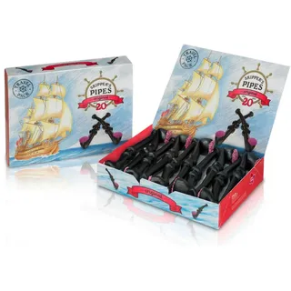 Red Band Süßigkeit, Red Band Skippers Pipes Classic Lakritz Pfeifen 20 Stück 340g