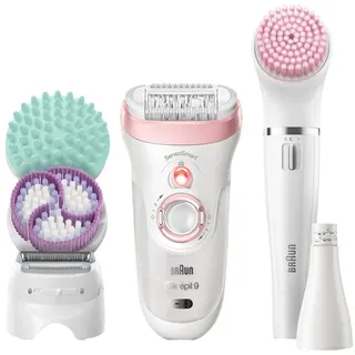 Braun Silk-épil Beauty Set 9 9-995 weiß/rosa