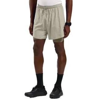 Odlo 324222 Zeroweight 5 Inch Kurze Hose - Agate Gray / Vetiver - 2XL