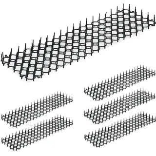 Relaxdays Dornengitter 6er Set, Schwarz